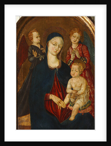 The Virgin and Child with Two Angels, 1490s by Anonymous