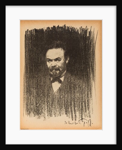 Portrait of the poet Nikolai Maksimovich Minsky, 1900 by Anonymous