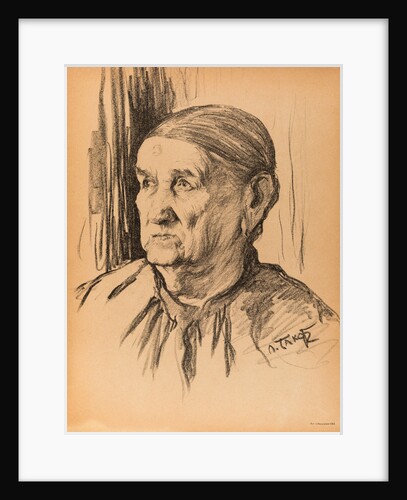Portrait of Avdotya Alexandrovna, Sergei Dyagilevs Nanny, 1901 by Anonymous