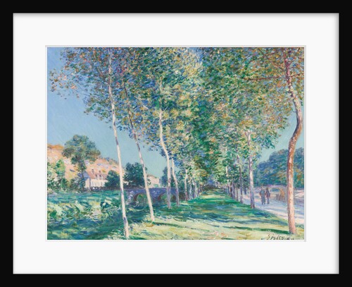 The Lane of Poplars at Moret-sur-Loing, 1890 by Anonymous