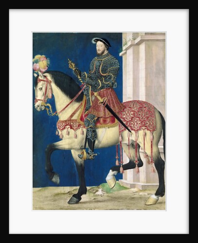 Portrait of Francis I, King of France, on the horseback, c.1540 by Anonymous