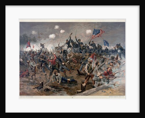 The Battle of Spotsylvania Court House, 1887 by Anonymous