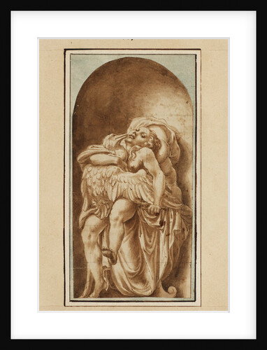 Leda and the Swan by Anonymous