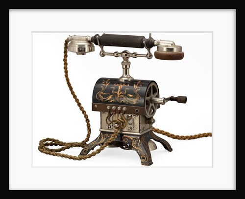 Russian table telephone by Firma Geisler, St Petersburg, 1890s by Anonymous
