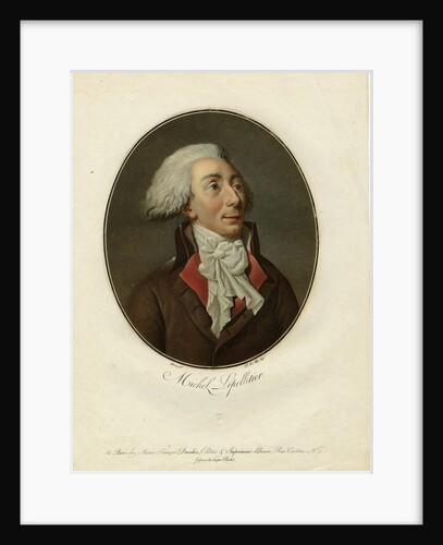 Portrait of Louis-Michel Le Peletier, Marquis de Saint-Fargeau, 1794 by Anonymous