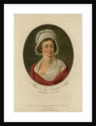 Portrait of Charlotte Corday, 1793 by Anonymous