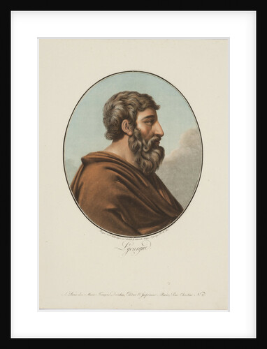 Portrait of Lycurgus of Sparta, 1795 by Anonymous