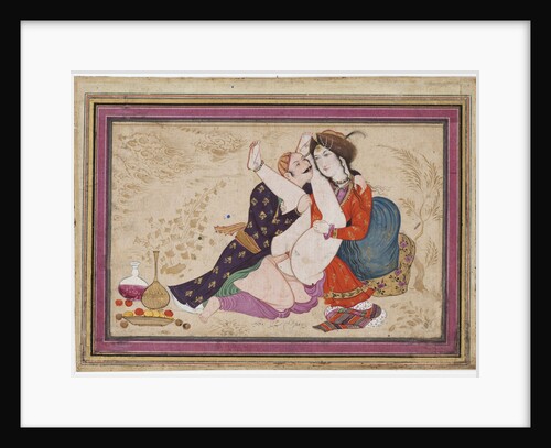 Love scene, 1693 by Anonymous