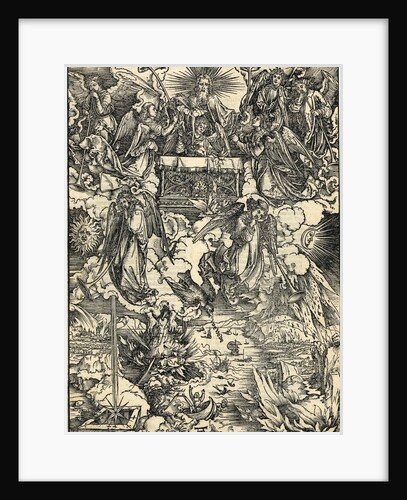 The opening of the seventh seal and the eagle crying Woe by Anonymous