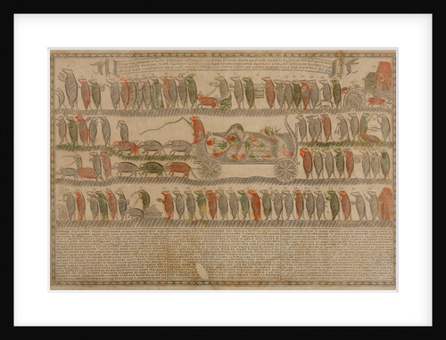 The Mice are burying the Cat (Lubok), 1881 by Anonymous