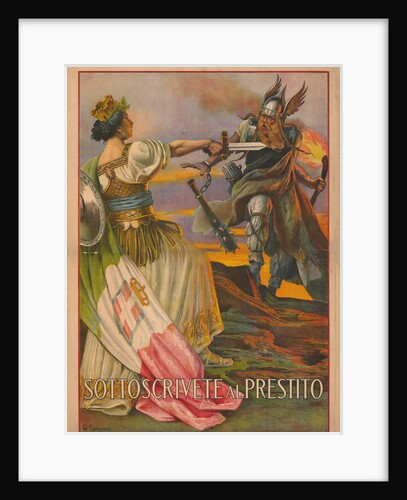 Sottoscrivete al prestito (Signed quickly), 1917 by Anonymous