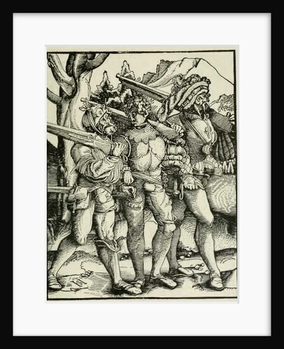 Landsknechts with Matchlocks, First Half of 16th cen by Anonymous