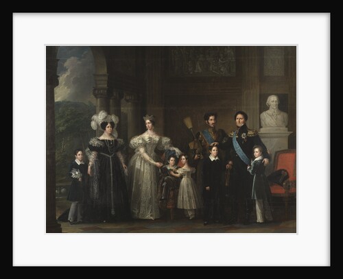 Bernadotte Family: Oscar I, Desideria, Josephine, Charles XV, Oscar II, Charles XIV John, Prince Gus by Anonymous