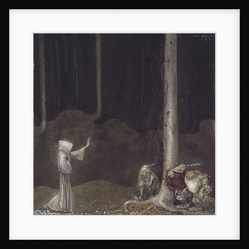 Brother Martin and Three Trolls, 1913 by Anonymous