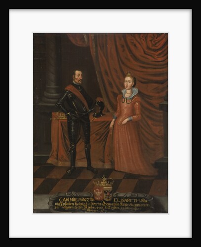 Casimir IV Jagiellon, King of Poland and Elizabeth of Austria, Queen of Pola by Anonymous