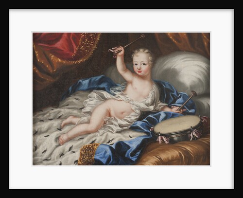 Portrait of the King Charles XII of Sweden as child, 1684 by Anonymous
