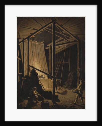 Copper Foundry at the Falun Mine, ca 1784 by Anonymous