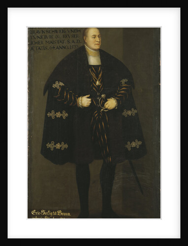 Portrait of Duke Eric I of Brunswick-Lüneburg, Prince of Calenberg-Göttingen, 1667 by Anonymous