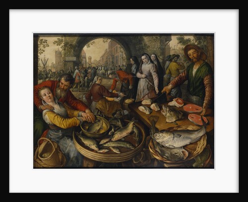 A Fish Market with Ecce Homo, 1570 by Anonymous