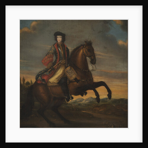 Portrait of Frederick IV, Duke of Holstein-Gottorp on Horeback, 1689 by Anonymous