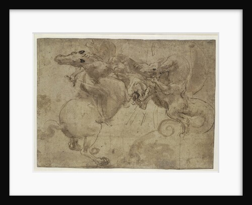 The Dragon fight, ca 1479 by Anonymous
