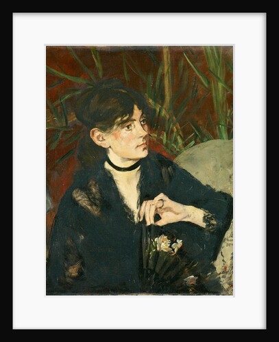 Berthe Morisot with a Fan, 1874 by Anonymous