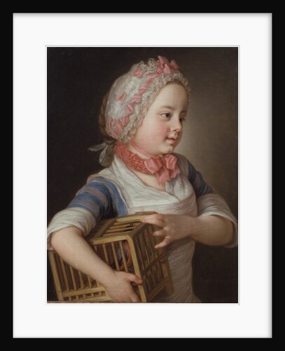 Girl with Bullfinch in a Cage, 1766 by Anonymous