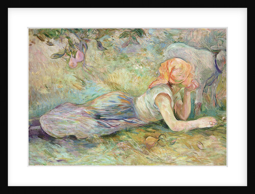 Reclining shepherdess, 1891 by Anonymous