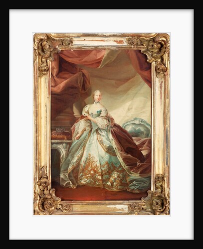 Portrait of Juliane Marie, Queen of Denmark and Norway by Anonymous