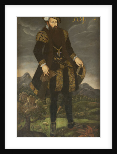 Portrait of the King Gustav I of Sweden by Anonymous