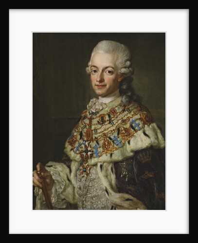 Portrait of King Gustav III of Sweden, ca 1773 by Anonymous