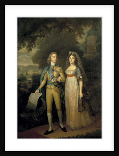 Portrait of Gustav IV Adolf of Sweden and Frederica Dorothea Wilhelmina of Baden (1781-1 by Anonymous