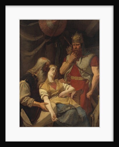 Örvar-Oddr informs Ingeborg about Hjalmars death, 1859 by Anonymous