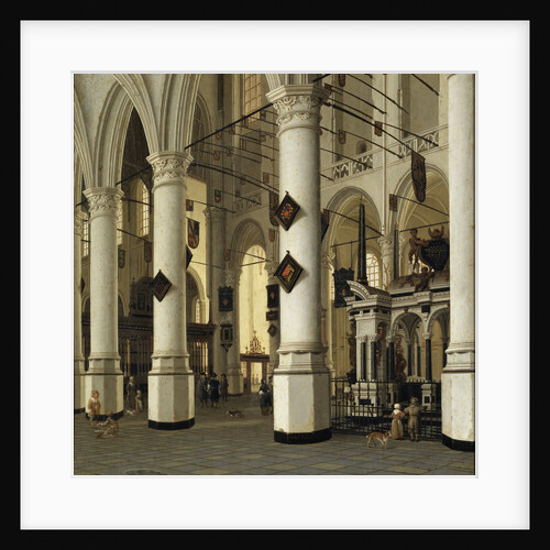 Interior of Nieuwe Kerk, Delft by Anonymous
