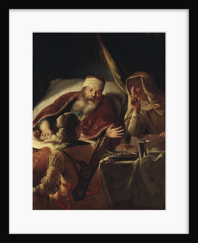 Isaac blessing Jacob by Anonymous