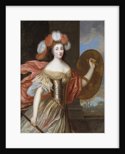 Portrait of Olympia Mancini, comtess of Soissons as Athena by Anonymous