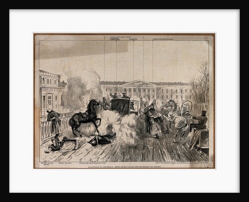 The Assassination of Alexander II on 13 March 1881, 1881 by Anonymous