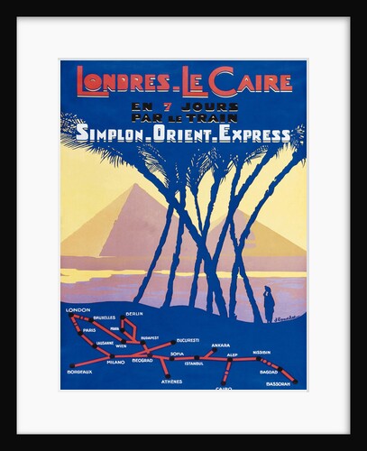 Simplon-Orient-Express, Londres-le Caire, c. 1930 by Anonymous