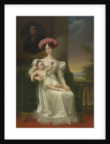 Portrait of Joséphine of Leuchtenberg, Queen of Sweden and Norway, 1826 by Anonymous