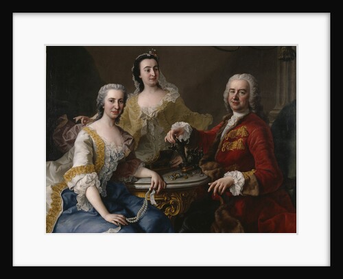Joseph Angelo de France with Family, 1748 by Anonymous
