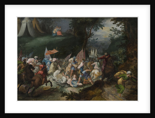Battle between the Israelites and the Amalekites by Anonymous