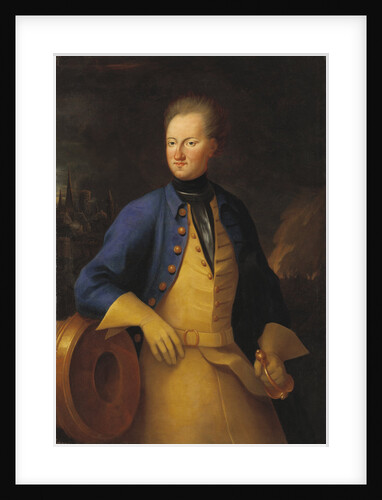 Portrait of the King Charles XII of Sweden, 1715 by Anonymous