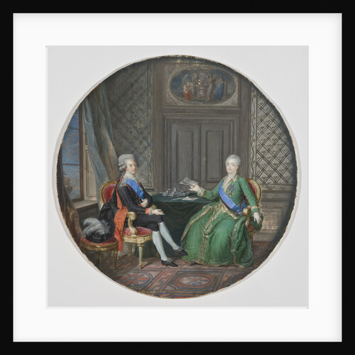 King Gustav III of Sweden and Catherine II of Russia in Fredrikshamn, 1784 by Anonymous