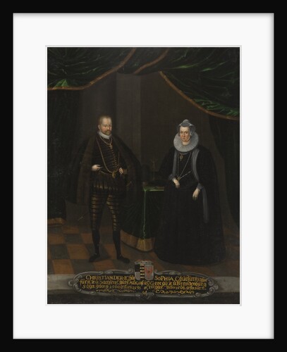 Portrait of Christian I, Elector of Saxony and Sophie of Brandenburg, Electr by Anonymous