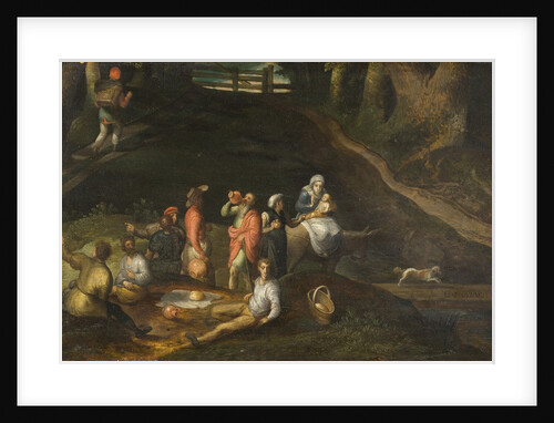 Landscape with the Holy Family, 1573 by Anonymous