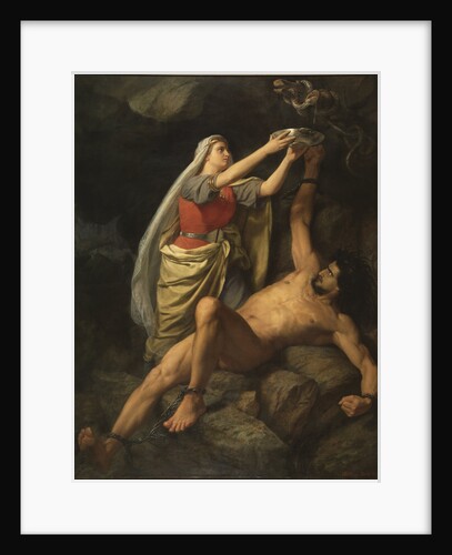 Loki and Sigyn, 1863 by Anonymous