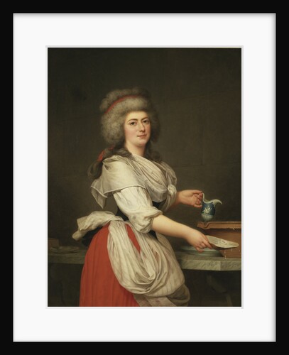 Madame Adélaïde Aughié, friend of Queen Marie Antoinette, as a dairymaid at Trianon, 1787 by Anonymous
