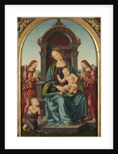The Madonna and Child with the Infant Saint John and Two Angels by Anonymous