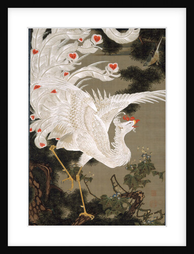 White Phoenix and Old Pine Tree, 1766 by Anonymous