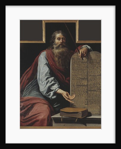 Moses with the Ten Commandments by Anonymous